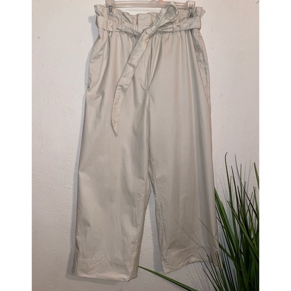 H&M PAPER-BAG WAIST PANTS - Picture 4 of 5